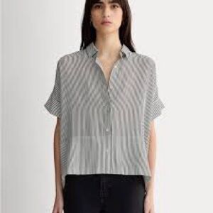 Everlane THE BOXY Silk Top